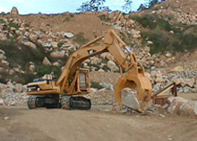 Quarry Mining Excavator Attachment